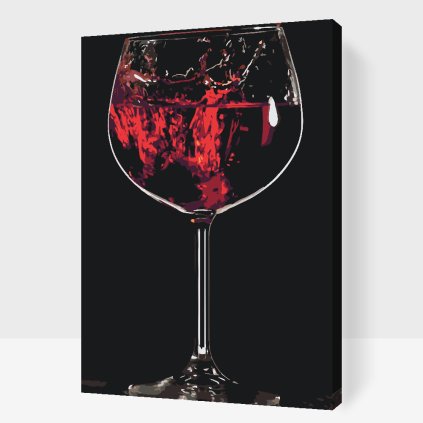 Paint by Number - Red Wine