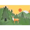 Paint by Number - Landscape with Deer