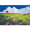 Paint by Number - Meadow in the middle of the Mountains
