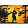 Paint by Number - Couple in Love at Sunset