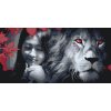 Paint by Number - Red Eyes Lion