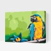 Paint by Number - Parrot and Flower