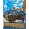 Diamond Painting - Bronze statue head Eros Bendato, Krakow