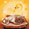 Diamond Painting - Dreaming Kitty