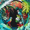 Paint by Number - Parrots in Paradise
