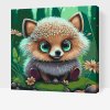 Paint by Number - Green-eyed hedgehog