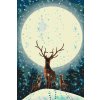 Paint by Number - Deer under Full Moon