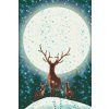 Diamond Painting - Deer under the Full Moon