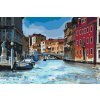 Malování podle čísel - Plavba v gondole po Benátkách 1