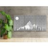 Dotting points - Mountains at night (set of 3)
