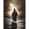 Diamantové malování - Ježíš, chůze po vodě