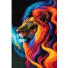 Diamantové malování - Majestátní lev