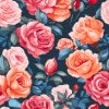Diamantové malování - Květinové pozadí - Růže