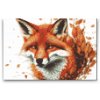 Diamantové malování - Liška s listím