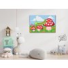 Paint by Number - Caterpillar on Toadstools