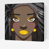 Paint by Number - Afro Woman