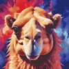 M11_Diamond_Paintings_-_Camel_in_shades_of_red_and_blue