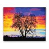 Diamond Painting - Tree and Colorful Sunset