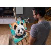 M9_Painting_by_Numbers_-_Panda_in_shades_of_turquoise_and_orange
