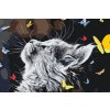 Paint by Number - Kitten among Butterflies