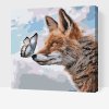 Paint by Number - Fox with Butterfly on his Nose