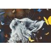 Diamond Painting - Kitten among Butterflies