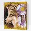 Paint by Number - Wolf and Dream Catcher