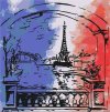 Paint by Number - Paris in Flag Colors