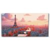 Diamond painting - Zonsondergang in Parijs – Frankrijk