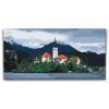 Schilderen op nummer - Kerk aan het meer van Bled – Slovenië