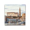 Diamond painting - Stad Piran bij zonsondergang - Slovenië