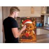 Diamond painting - Kerstteddybeer