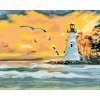 Paint by Number - Lighthouse with Seagulls