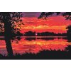 Paint by Number - Red Sunset