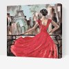 Paint by Number - Lady in Red