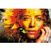 Diamond Painting - Woman hiden in a Sunflower
