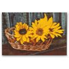 Diamond Painting - Basket with Sunflowers