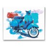 Diamond Painting - Blue Vespa