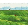 Diamond Painting - Red Car in the Hills