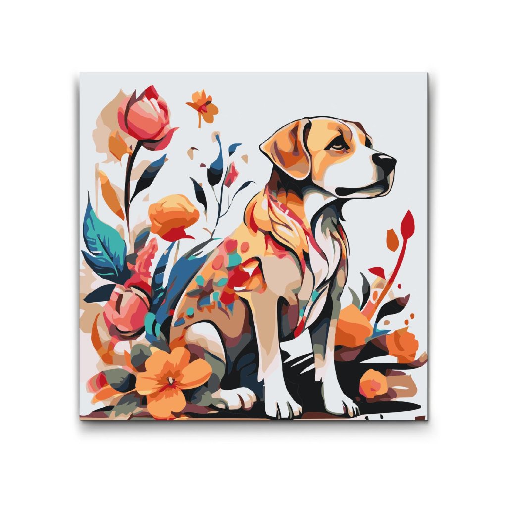 M2_Painting_by_Numbers_-_Dog_with_Flowers_on_his_Coat