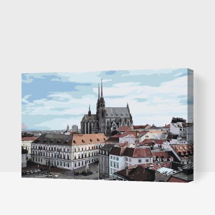 Paint by Number - Petrov Cathedral - Brno 2