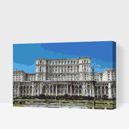 Paint by Number - Palace of the Parliament, Bucharest