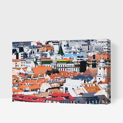 Paint by Number - Bratislava City View