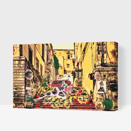 Paint by Number - Sicilian Stairs