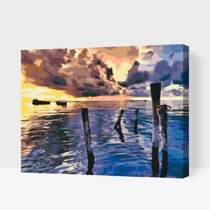 Paint by Number - Stormy Sunset
