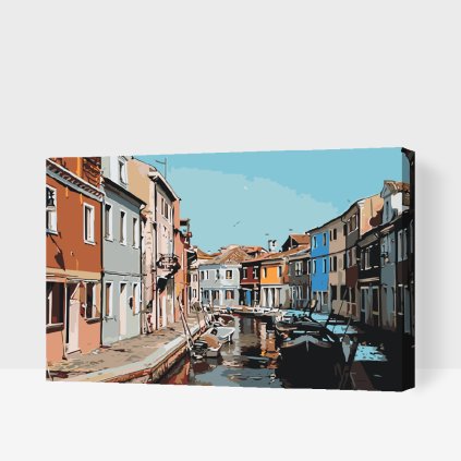 Paint by Number - Venetian Gondolas