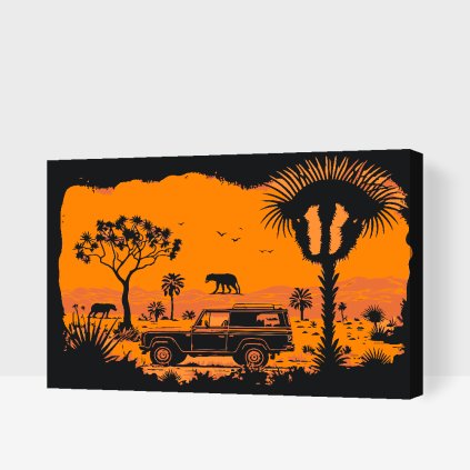 Malování podle čísel - Safari