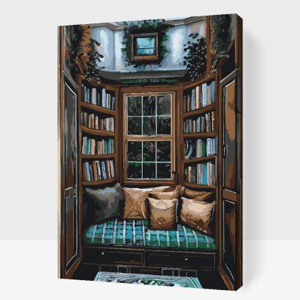 Malování podle čísel - Koutek na čtení