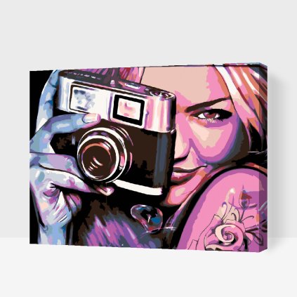 Paint by Number - Girl with a Camera