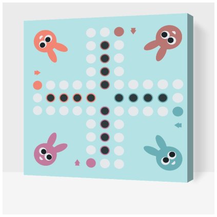Slikarstvo po številkah - Ludo za otroke